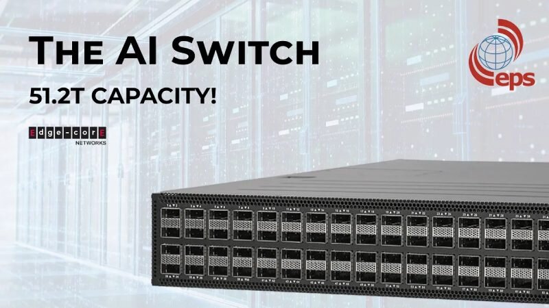 Edgecore AIS800-64D 800G AI/ML networking switch unboxing